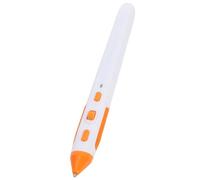 Depisuta Mouse Ottico Tascabile Wireless con Penna, Clicker di Presentazione Regolabile 800 1200 1600 DPI con Puntatore PPT di Controllo Air Mouse per Smartphone PC Laptop Notebook (WHITE)