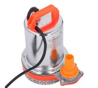 Depisuta Pompa di Pozzetto, Pompa per Acqua Sommergibile 12 V 220W Ad Alta Sollevamento con Girante Centrifugo Tutta la Bobina di Rame per Drenaggio del Giardino della Piscina