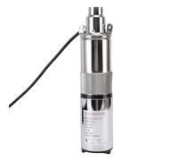 Depisuta Pompa Solare Pozzo Profondo Sommersi, Dc 24v 260w Pompe D'acqua in Acciaio Inossidabile con Testa Massima 131 Piedi, Portata Massima 4,4 Gpm, Uscita d a 1 Pollice