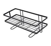 Depisuta Portaoggetti Sopra La Toilette, Grande Capacità Salvaspazio Organizzatore Da Bagno in Metallo Installazione Senza Trapano a Prova D'acqua Scaffale Multifunzionale per La Casa (BLACK)