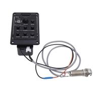 Depisuta Preamp di Chitarra, Sintonizzatore di Preamplificatore per Chitarra Elettrica Acustica con Controllo del Volume e Controllo del Feedback, Pickup per le Chitarre per la Pratica e