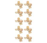 Depisuta Robot in Legno, Figure Artigianali per Pittura Fai-da-Te, per la Decorazione Domestica, Set di 10 Giocattoli Robot Flessibili con Giunto Flessibile per Bambini e artisti.