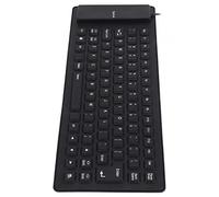 Depisuta Rolling Morbido Portatile Portatile per Viaggiatori (BLACK)