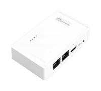 Depisuta Server di Stampa Wireless, Adattatore USB 2.0 Compatibile con più Sistemi, Condivisione di Dispositivi USB su LAN Tramite Rete Ethernet o WiFi, per L'ufficio Domestico