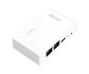 Depisuta Server di Stampa Wireless, Adattatore USB 2.0 Compatibile con più Sistemi, Condivisione di Dispositivi USB su LAN Tramite Rete Ethernet o WiFi, per L'ufficio Domestico