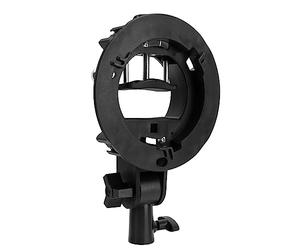 Depisuta Staffa Tipo S Metodo di Montaggio Flash Unico per il Montaggio del Tipo, Buona Fattura per Riflettore per Piatto di Bellezza, Materiale ABS