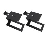 Depisuta Stand per Altoparlanti Desktop, Riser per Libreria in Metallo Pesante con Cuscinetti EVA Anti Vibrazione per Monitor Studio Fino a 15 ° e capacità di Carico di 22 Libbre