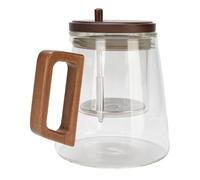 Depisuta T -teiera in Vetro, Cratona da Tè Resistente Al Calore Trasparente da 750 Ml con Infusore in Acciaio Inossidabile Rimovibile per il Tè a Foglie Sciolte (Tipo 2)