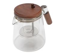 Depisuta T -teiera in Vetro, Cratona da Tè Resistente Al Calore Trasparente da 750 Ml con Infusore in Acciaio Inossidabile Rimovibile per il Tè a Foglie Sciolte (Tipo 1)