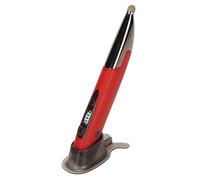 Depisuta Topo Ottico Wireless con Penna Tascabile, Topo Ottico Wireless Ricaricabile con Penna Usb da 2,4ghz, Mini di per Pc Portatile, Notebook, con Retroilluminazio Luminosa (rosso)