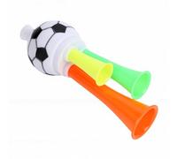 Depisuta Tromba Stadio 10 Pezzi, Bomboniere per Feste Calcio Corno in Plastica ABS con 10 Cordini, Tromba Incoraggiante per Partite di Calcio Festa Sportiva per la Scuola di Laurea (ABS2)