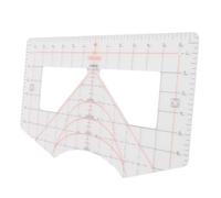 Depisuta Tshirt Ruler, Strumento di Creazione di Motivi Acrilici Leggeri con Curve Precise per il Design della Moda e le Alterazioni 168 Caratteri