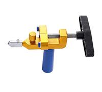 Depisuta Utensile Taglio Industriale per Piastrelle in Vetro, Macchina Taglio Integrata in Oro, Materiale Ecologico, Adatto per Specchio in Vetro per Piastrelle in Ceramica per Uso Domestico, 1