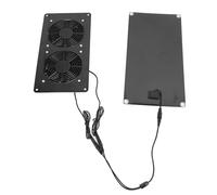 Depisuta Ventola di Ventilazione Solare, 10w 18v 3000 Giri/Min Ventola di Scarico a Due Stagioni con Flusso d'aria da 200 Cfm per le Serre di Pollai a Cooperative per le Case da Compagnia