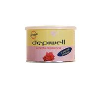 DEPIWELL KIT DEPILAZIONE 6 PZ CERA VASO DEPILATORIA 400ml | AL BIOSSIDO DI TITANIO ROSA