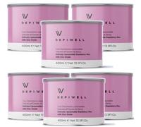 Depiwell Ceretta Depilatoria Liposolubile Extra Delicata 400 Ml (Cera All'ossido Di Zinco 6 Pezzi)