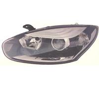 Faro Fanale Anteriore per Renault Megane 2014-2016 Parabola Cromata Sinistro