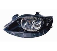 FARO FANALE PROIETTORE SX H4 PRED PER REG ELETT SEAT IBIZA 2008 PARAB NERA