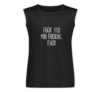 Deporte Shameless Inspired Fuck You You Fucking Fuck Men's Vests Tank Tops O-Neck 100% Cotton Undershirts Unisex Sleeveless T-Shirt S
