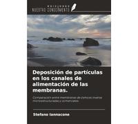 Deposición de partículas en los canales de alimentación de las membranas.: Comparación entre membranas de ósmosis inversa microestructuradas y comerciales.