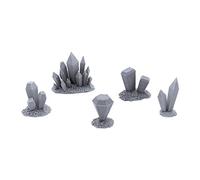 Depositi di pietre preziose, 3D stampati da tavolo RPG Scenery e Wargame Terreno per miniature da 28 mm