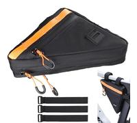 Deposito biciclette: borsa con telaio triangolare, Borsa per bici Top Tube di grande capacità | La borsa triangolare per telaio si inserisce in modo sicuro nella borsa stabile per un'efficienza