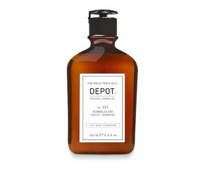 DEPOT - No.101 Normalizing Daily Shampoo 250ml | Shampoo normalizzante e tonificante per capelli normali, tensioattivi delicati, complesso botanico, Pro-vitamina B5