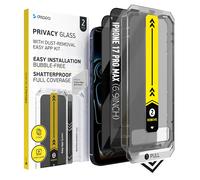 Deppa [2 Pezzi Pellicola Privacy per iPhone 17 Pro Max (6.9 ) Vetro Temperato