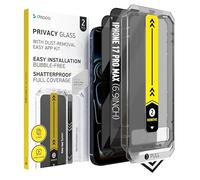 Deppa [2 Pezzi Pellicola Privacy per iPhone 17 Pro Max (6.9") | Vetro Temperato Anti-Spia 9H | Copertura Totale | Anti-Graffi | Ultra Resistente | Kit di Installazione Facile