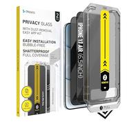Deppa [2 Pezzi Privacy per iPhone 17 Air (6.5") Pellicola con Kit di Installazione Facile| Anti-Polvere e Anti-Bolle | Anti Spia Vetro Temperato, Ultra Resistente, Copertura Totale