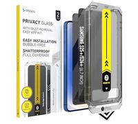 Deppa [2 Pezzi Privacy Vetro Temperato per Samsung Galaxy S25+ / S24+ (Plus) - Pellicola Protettiva con Kit di Installazione Facile, Ultra Resistente, Copertura Completa, Senza Bolle