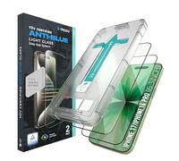 Deppa Pellicola Anti-Luce Blu per iPhone 17 / iPhone 16 Pro (6.3') | 2 Pezzi | Vetro Temperato Ultra Resistente, Copertura Totale, Senza Bolle, Installazione Facile