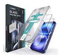 Deppa Pellicola Protettiva per iPhone 15 Plus/16 Plus (6.7") Vetro Temperato Ultra Resistente 9H, Copertura Totale, Anti-Graffio, 2 Pezzi