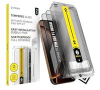 Deppa Pellicola Protettiva per iPhone 16 Pro Max (6.9') con Kit di Installazione Facile | Anti-Polvere e Anti-Bolle | Copertura Totale | 2 Pezzi