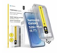 Deppa Pellicola Protettiva per Samsung Galaxy S26 Plus (6.7") con Kit di Installazione Facile, Compatibile con ID Impronta Digitale, Copertura Completa, Ultra Resistente | 2 Pezzi