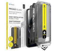 Deppa Privacy Pellicola Protettiva per iPhone 16e/14/13/13 Pro (6.1') con Kit di Installazione Facile | Anti-Polvere e Anti-Bolle | Copertura Totale |2 Pezzi |