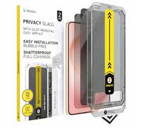 Deppa Privacy Pellicola Protettiva per Samsung Galaxy S26 (6.3") Vetro Temperato Anti-Spia con Kit di Installazione Facile, Ultra Resistente, Anti-Graffio, Copertura Totale | 2 Pezzi
