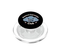 Depressione stagionale Club Ragazza triste Inverno Umorismo accogliente PopSockets PopGrip per MagSafe