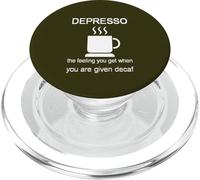 Depresso la sensazione che si ottiene quando viene dato decaffeinato PopSockets PopGrip per MagSafe