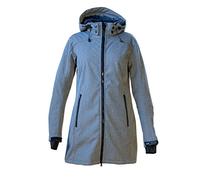 DEPROC-Active - Cappotto da Donna, in Tessuto Softshell, Donna, Mantel Softshellmantel, Grigio, 36