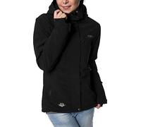DEPROC-Active - Giacca Outdoor da Donna Giacca Invernale, Donna, Outdoorjacke Winterjacke, Nero, 46