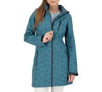 DEPROC-Active Giacca softshell da donna Shelby Long, antivento e impermeabile, per le attività all'aria aperta, per la primavera e l'autunno