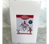 Dept 56 Possible Sogni Renna IN Un Stringere Set Di 5 Acceso Albero Topper Nuovo