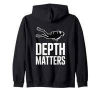 Depth Matters Immersioni subacquee Felpa con Cappuccio