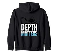 Depth Matters Immersioni subacquee Felpa con Cappuccio