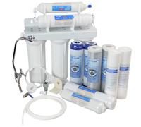 DEPURATORE ACQUA 5 STADI SISTEMA FILTRAZIONE + 2x KIT FILTRI RICAMBIO CARTUCCE