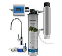Depuratore Acqua Filtro Everpure H104, Contalitri, Sterilizzatore UV, Rubinetto