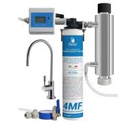 Depuratore Acqua Filtro Swan 4MF, Contalitri, Sterilizzatore 6W, Rubinetto 1 Via