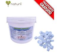 Pastiglie Piscina 6 In1 Cloro Multi Azione 5Kg Pastiglie 200Gr Mantenimento Depu