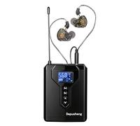 Depusheng Sistema wireless IEM con un solo ricevitore, trasmettitore necessario per il funzionamento (solo ricevitore)